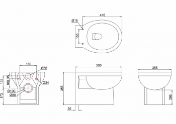 Burlington Wall hung Pan